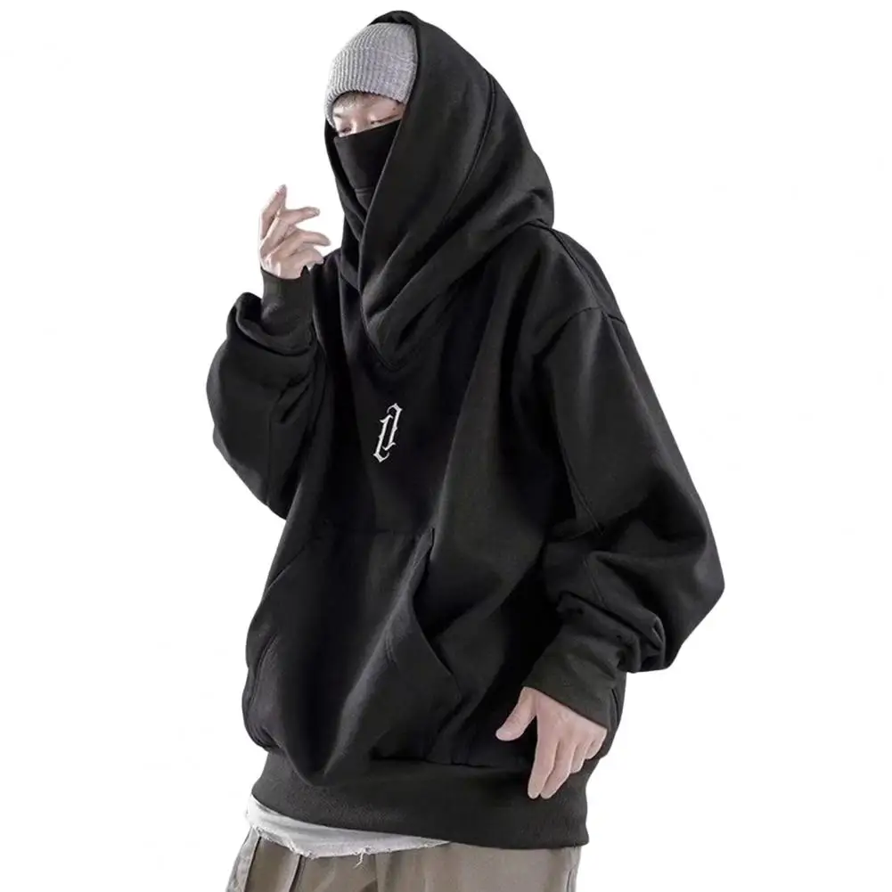 Mùa Thu Áo Sang Trọng Cao Cổ Mùa Đông Áo Dạo Phố Áo Hoodie Lớn Bỏ Túi Nam Thu Đông Áo Hoodie Nam Quần Áo