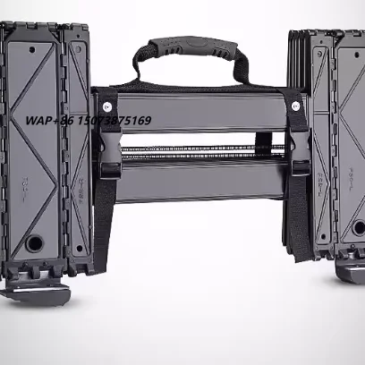 Modern Tool Compact Folding Ladder for Fast Deployment Made of Steel and Aluminium