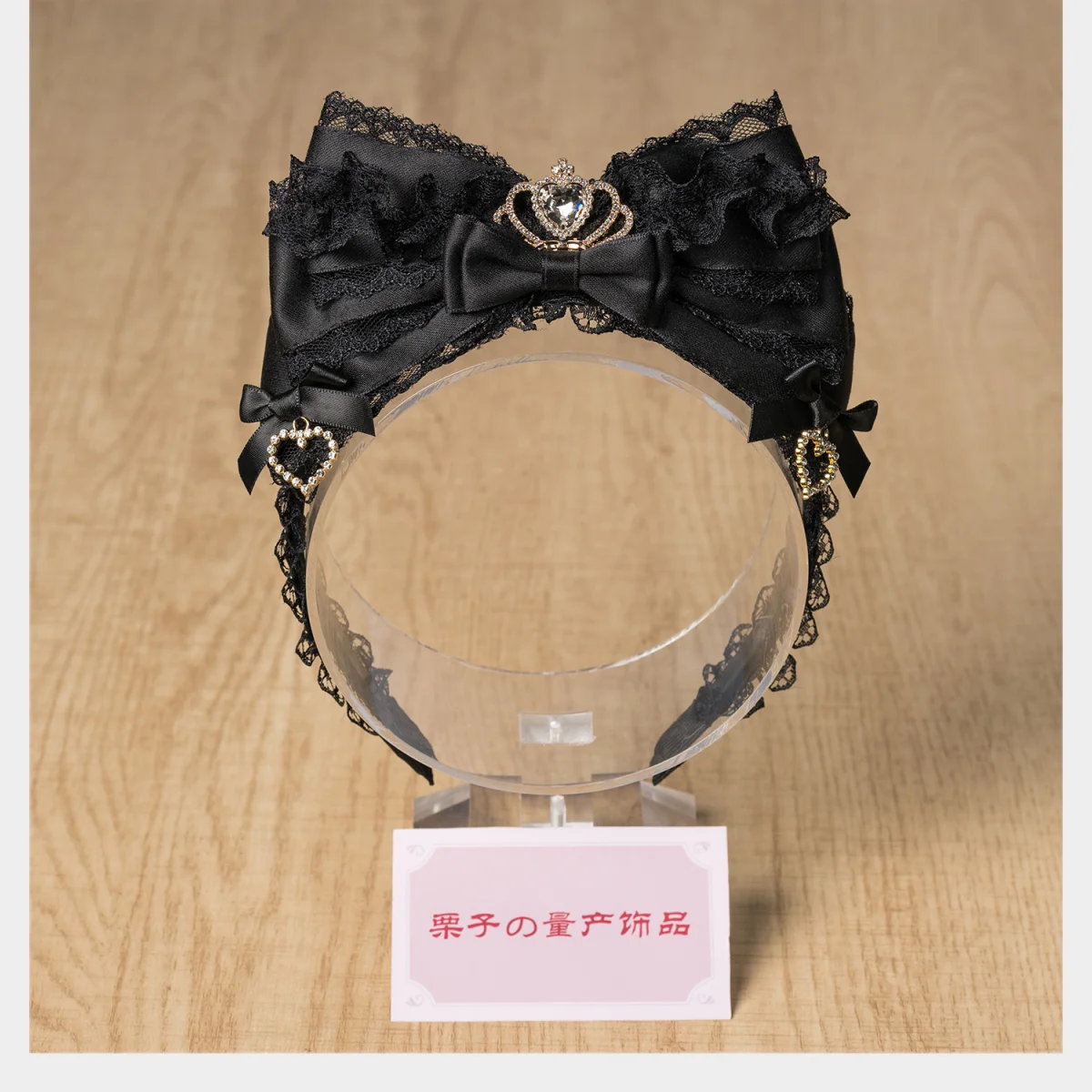 Lolita Hair Accessories Y2K Things Lace Crown Hair Bow Hairpin Hair Band Headband Cute Core Japanese Style Jk Head Jewelry 5