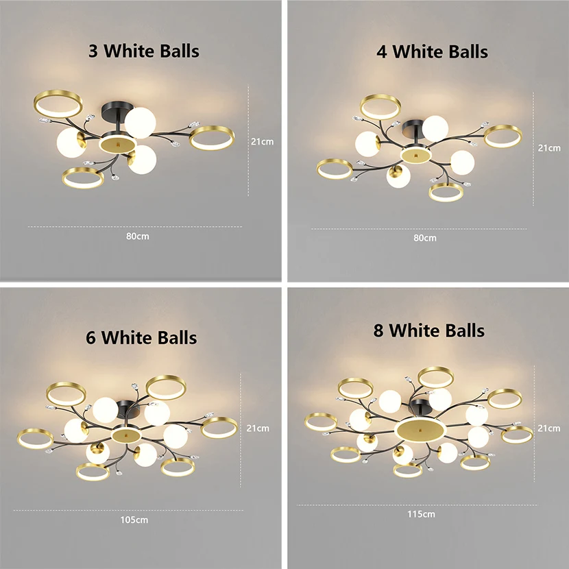SANDYHA 2022 New Ceiling Lamp Stars Glass Ball Crystal Chandelier for Living Dining Bedroom Home Decor Pendant Lighting Fixtures