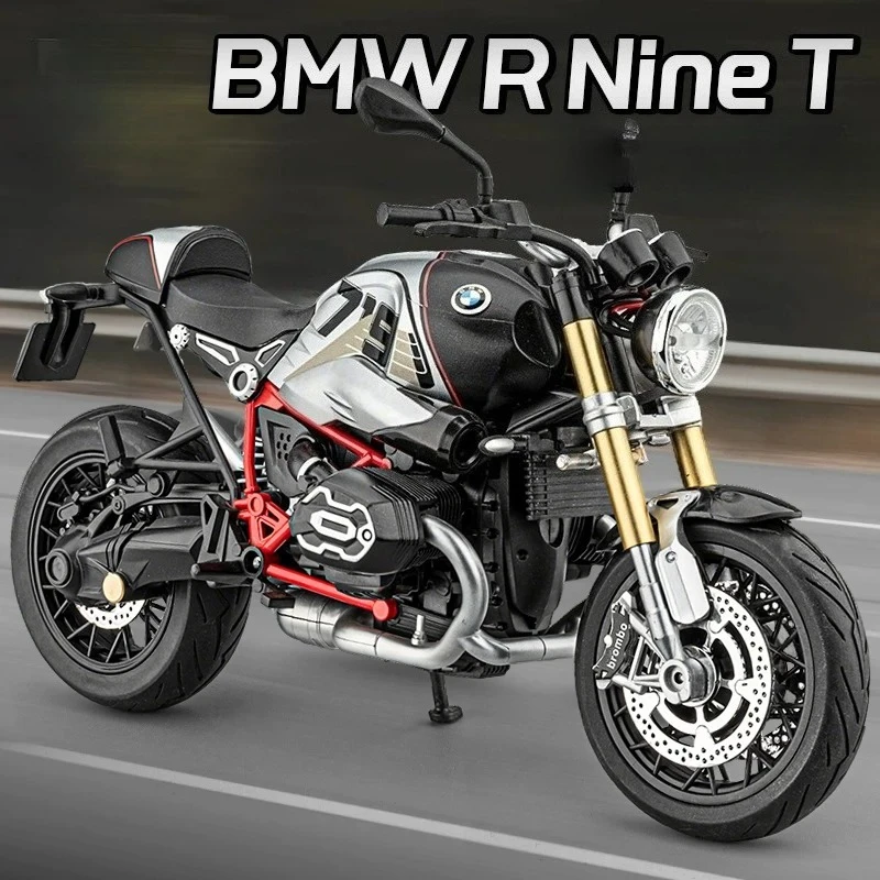 

Official Licensed 1:9 Alloy BMW R NineT Motorcycle Model Diecast Toy Vehicle Collection Ornament Motorbike Toy Home Decor Gift