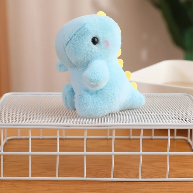13cm muñeco de dinosaurio de peluche juguetes colgante lindo llavero de felpa bolso colgante regalos de navidad