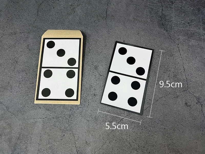 Domino Prediction Close up Magic Tricks Illusions Gimmicks Prediction Mentalism Magic Props Magician Classic Magia Toys Funny