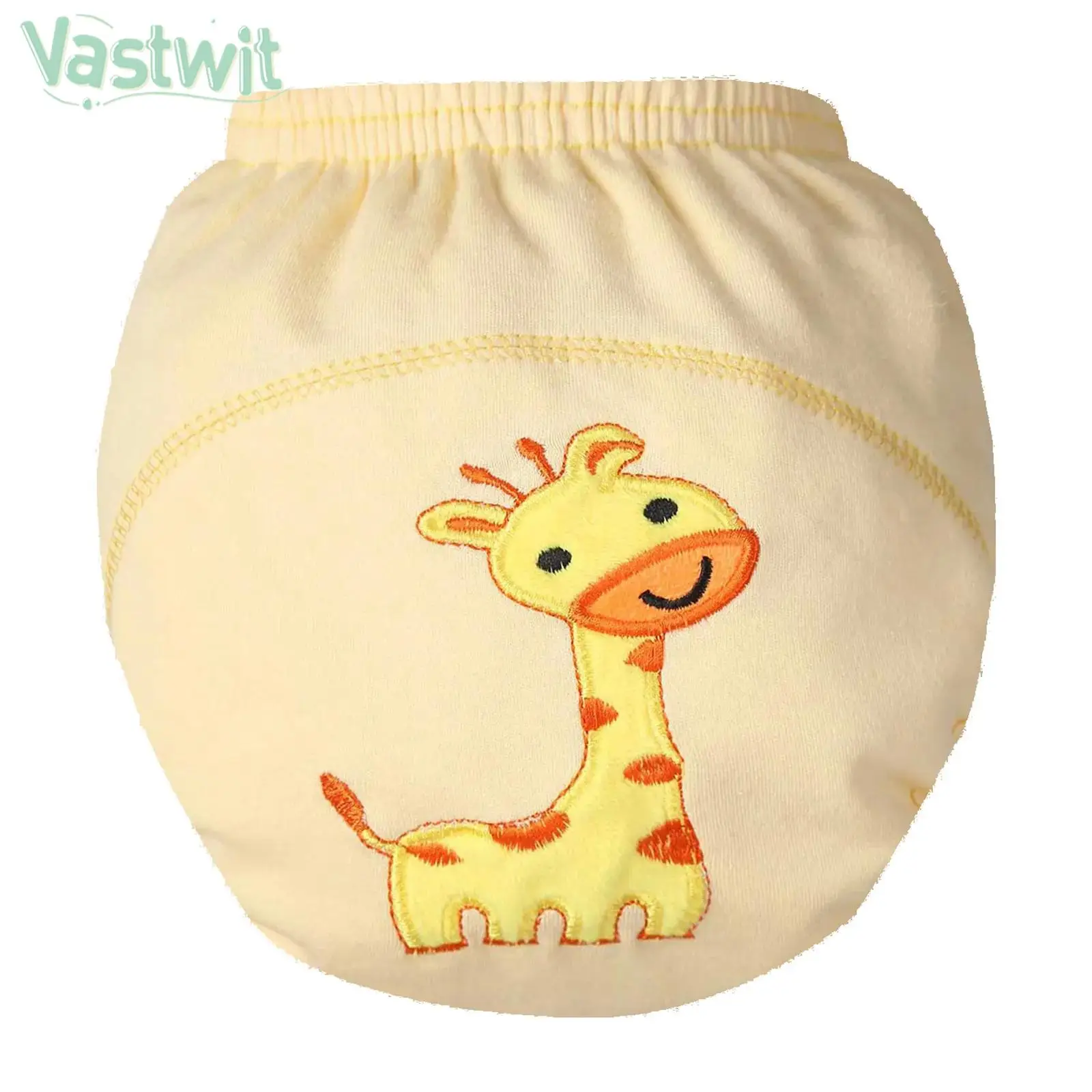 Baby Cotton Reusable Training Pants Absorbent Bloomer Nappies Diaper Cover Potty Underpants Waterproof Breathable Underwear