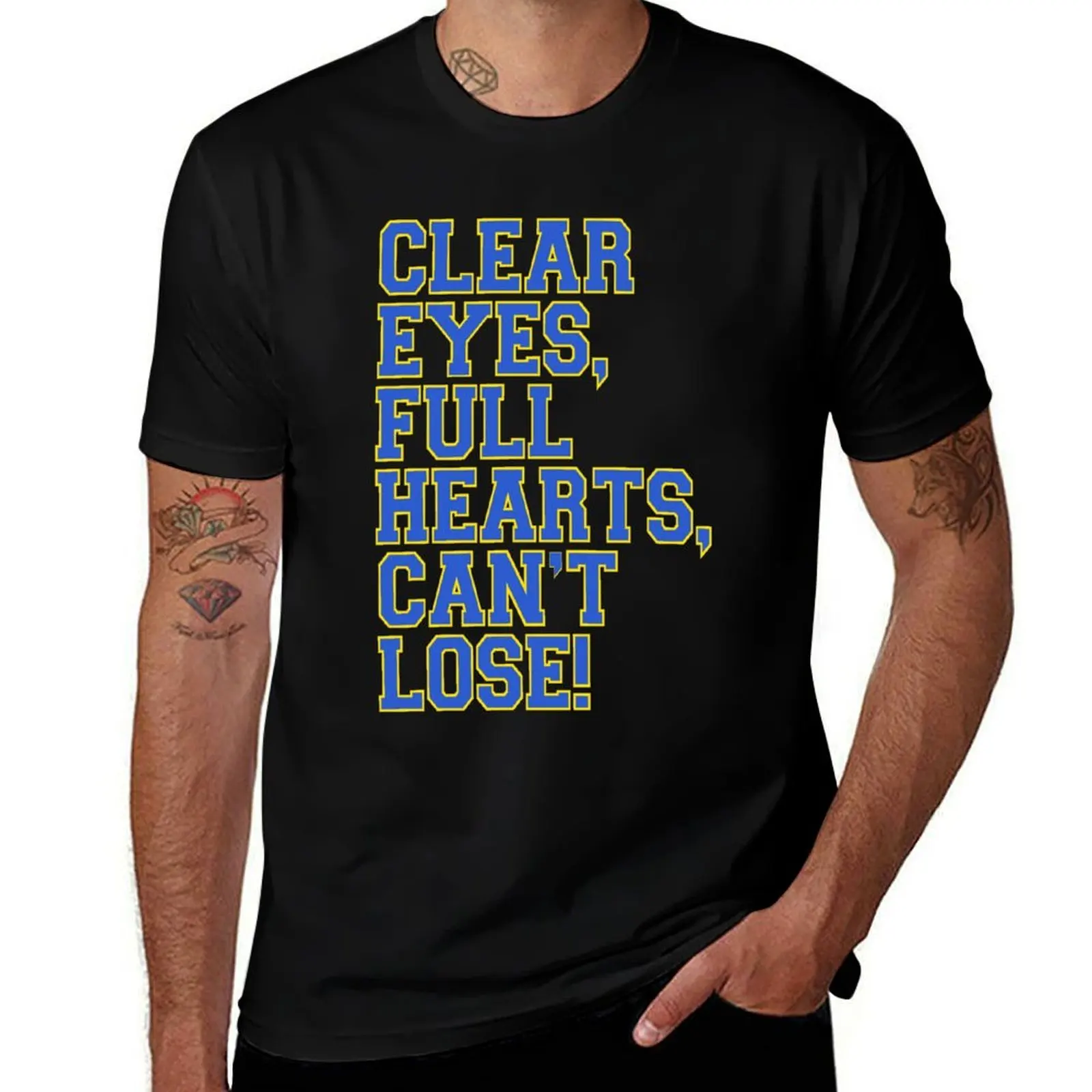Clear Eyes, full hearts, can't lose T-Shirt Big and Tall Basic Tee Shirt T-Shirt