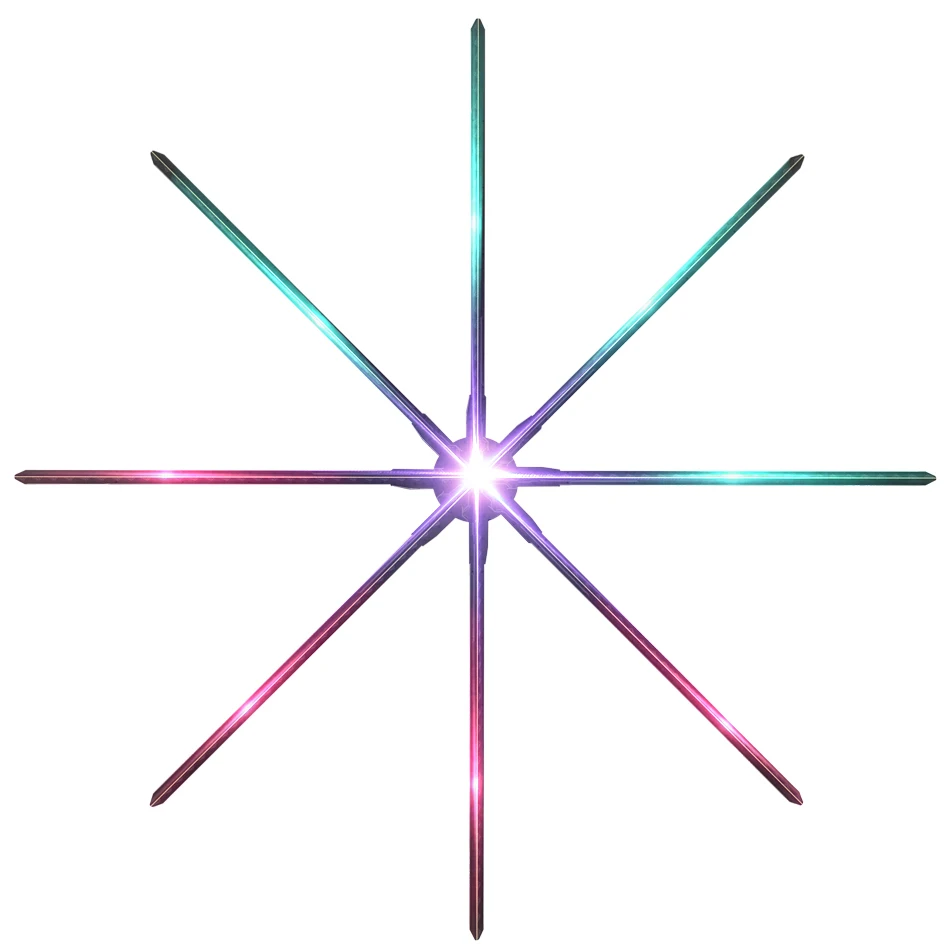 180cm Naked Eye 3D Holographic LED Fan Wifi Control Big Size Hologram Projector Advertising Display Fan for Mall Exhibition