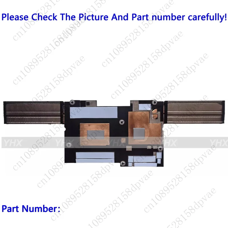 

GYX New For DELL XPS16 9640 COOLING HEATSINK 4050 4060 00NWD8