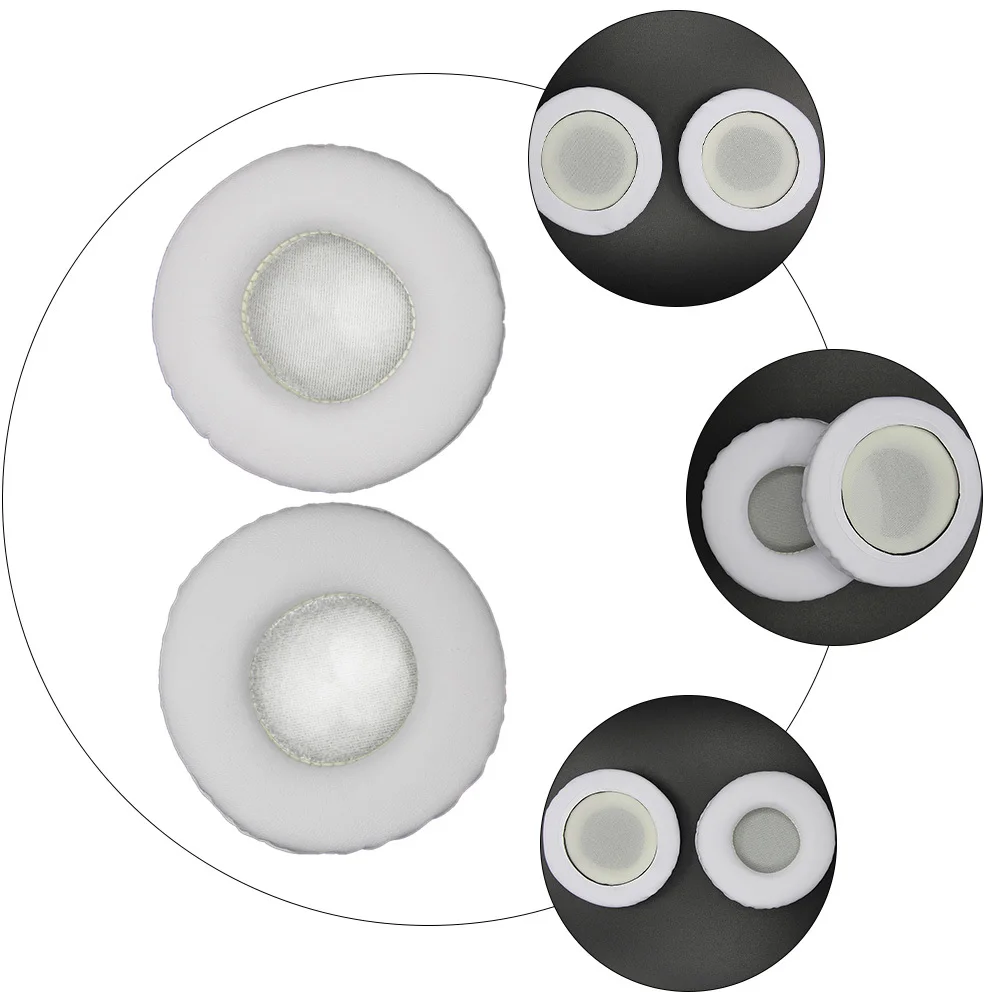 

NUOBESTY 1 Pair Headphone Sponge Replacement Round Thickened Earpad for Headset