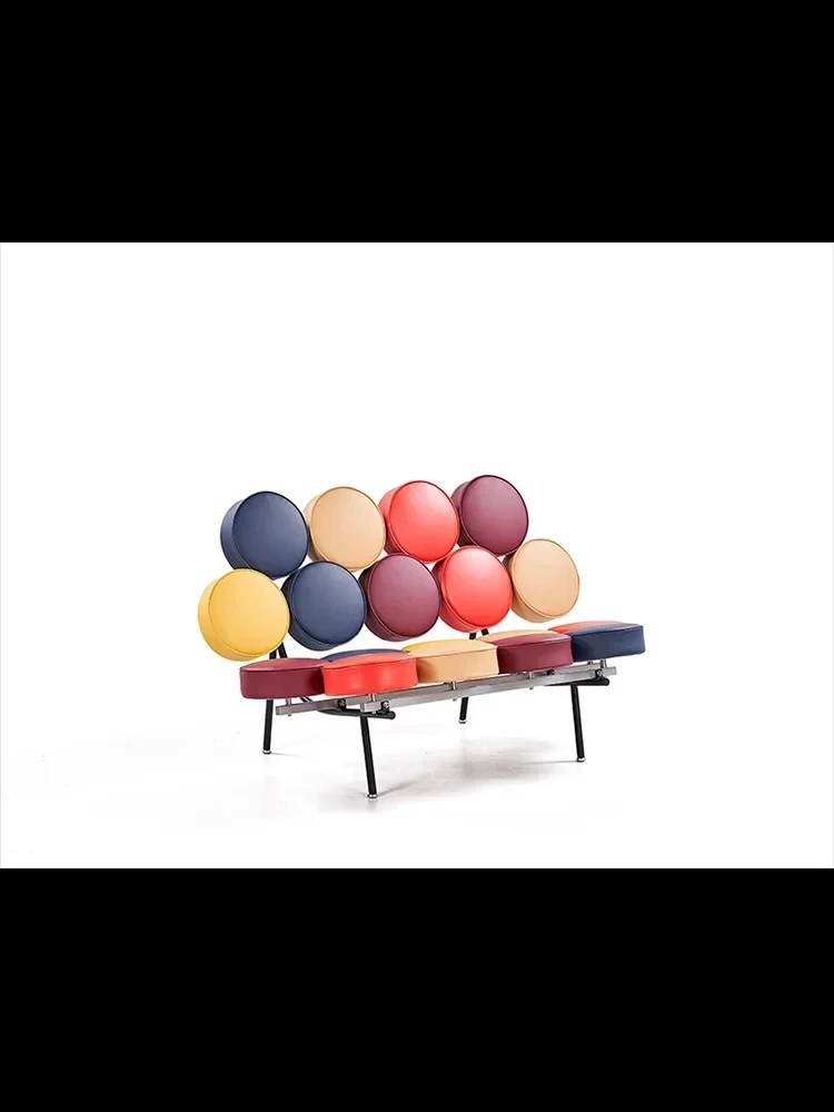 

Italian Minimalist Creative Couch Nordic Retro Leisure Sofa Modern Light Luxury Designer Sofa