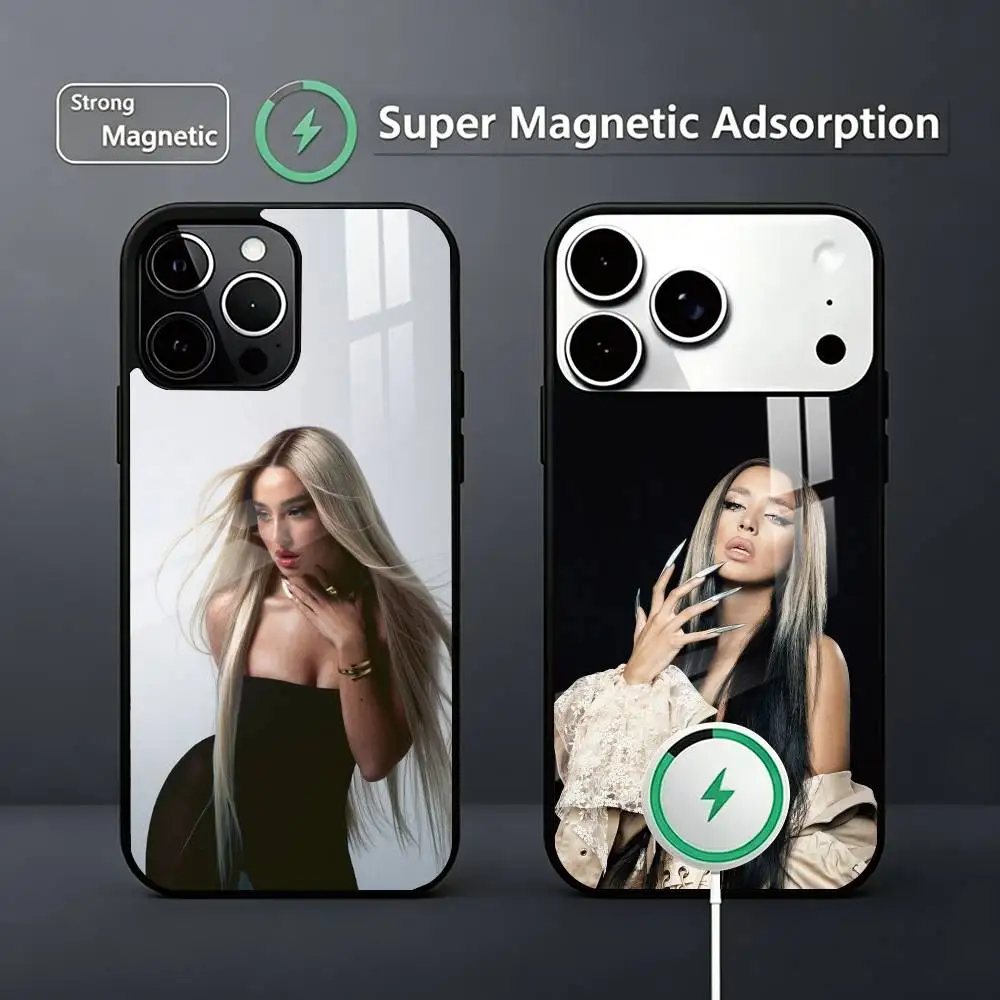 

Singer L-Lola I-Indigo Phone Case For iPhone17,16,15,14,13,12,11 Plus,Pro Magnetic Supports Magnetic Wireless Charging