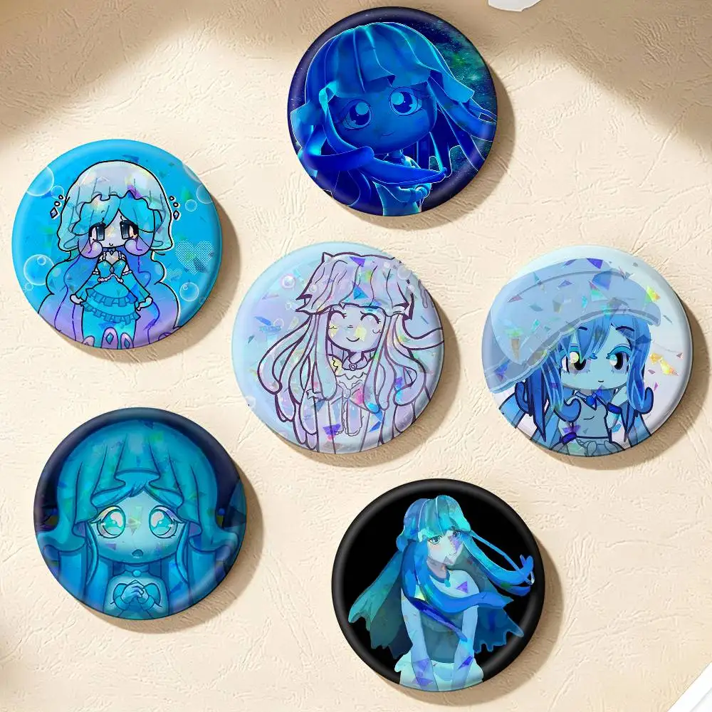 Jellybell Dollys Factory  75mm 44mm 25mm Accessories Toys Badge Brooch Backpack Hat Pins
