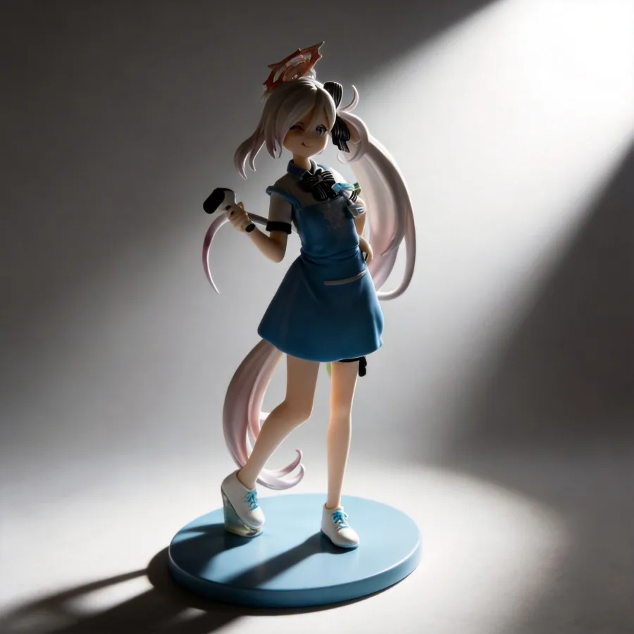 

Blue Archive Asagi Mutsuki Figure Collectible 23cm Anime Decoration Desktop Ornament Gift for Fans Collection
