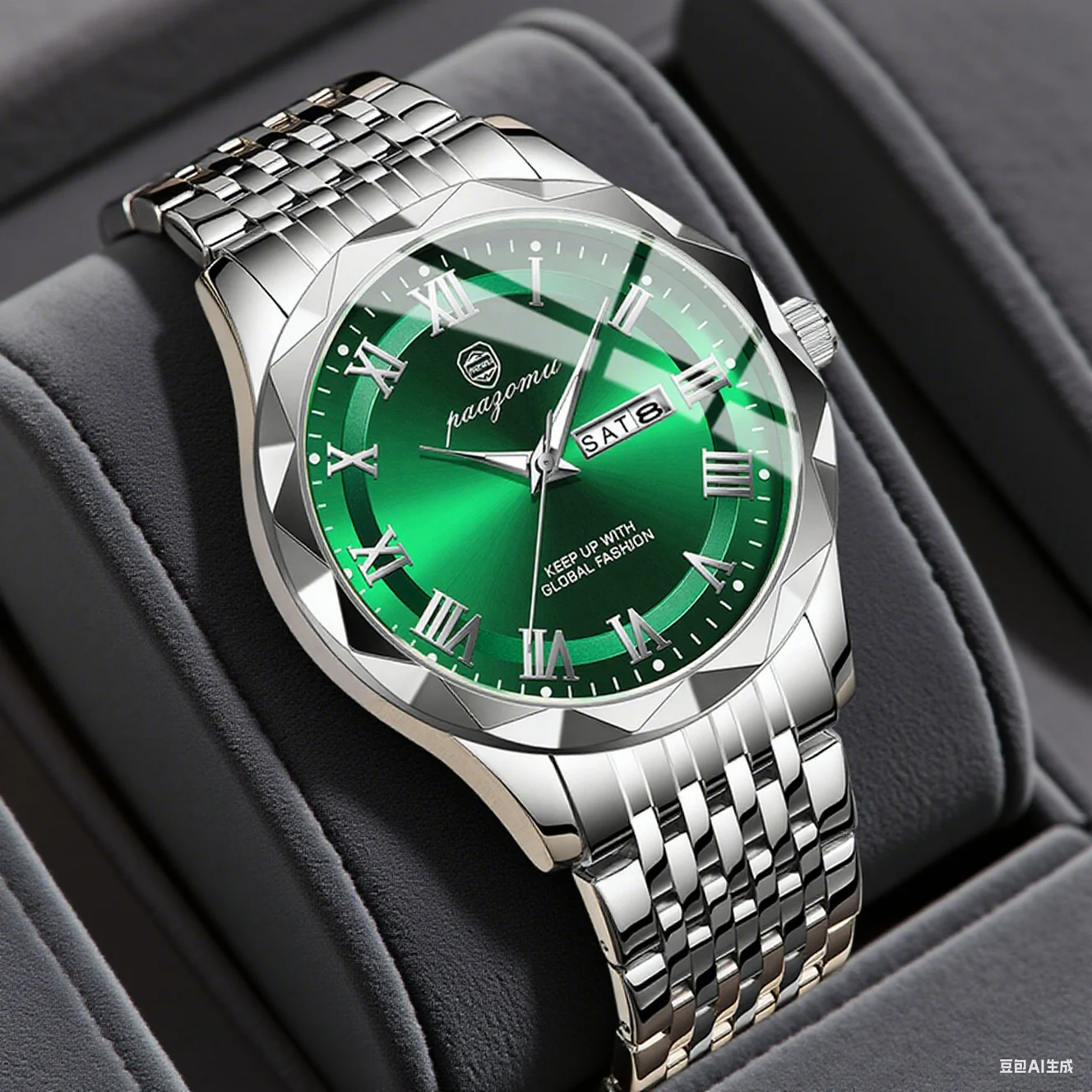 

2025 Новые Роскошные Часы Для Мужчин Водонепроницаемые Квадратные Светящиеся Дата Из Нержавеющей Стали Мужские Часы Повседневные Кварцевые Мужские Часы Reloj Hombre