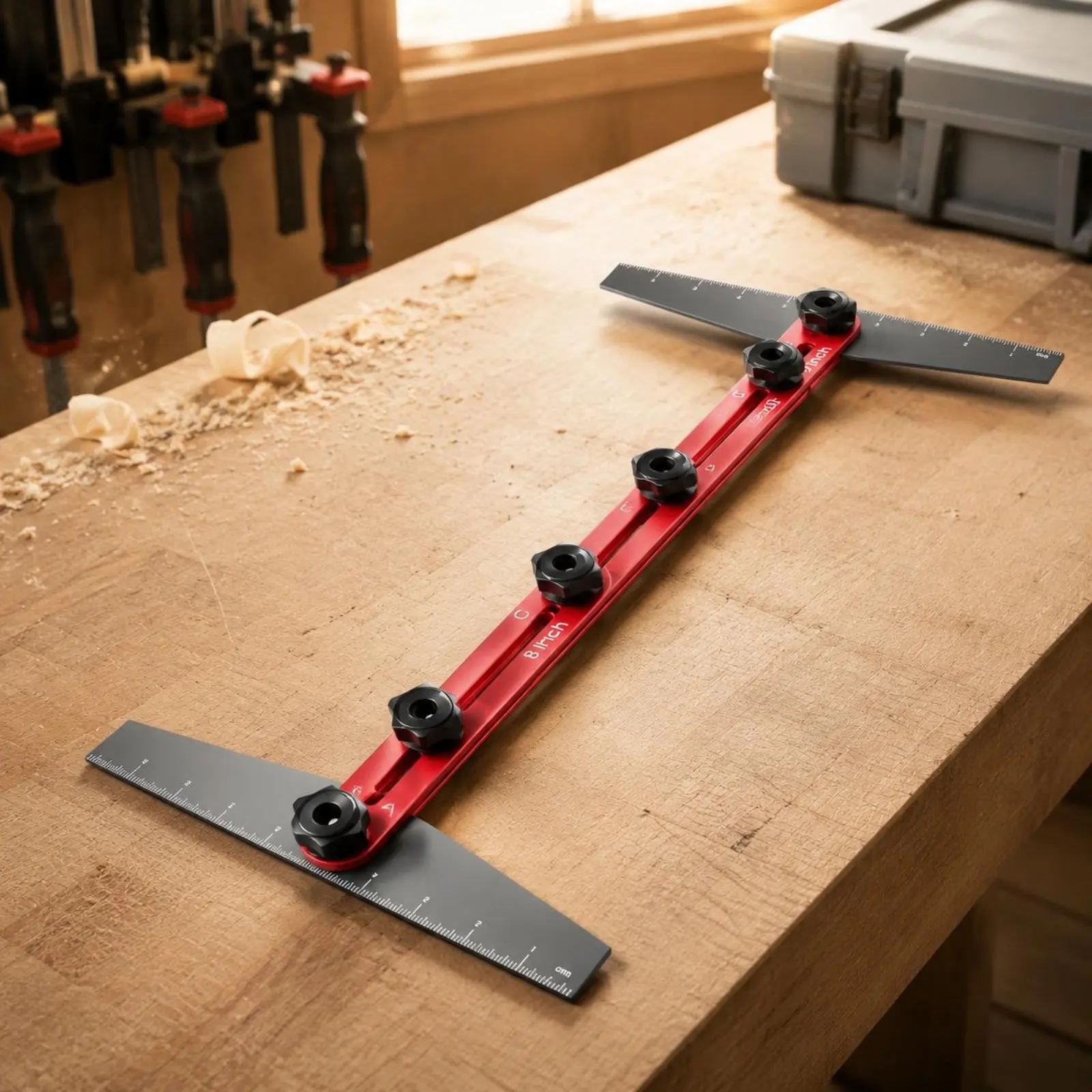 Folding Stair Ruler Easy to Use Staircase Measurement Tool Stair Measuring Tool Accurate Construction Tools Aluminum Alloy
