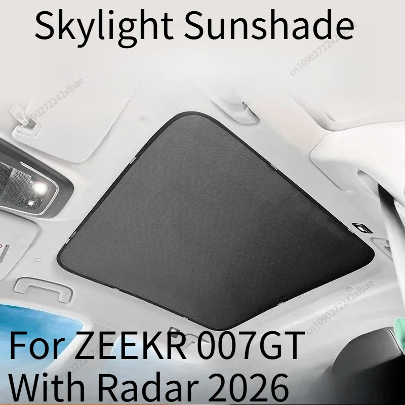 

Солнцезащитный козырек на заказ для ZEEKR 007GT с радаром 2026, панорамный люк, теплоизоляция, защита от УФ-излучения