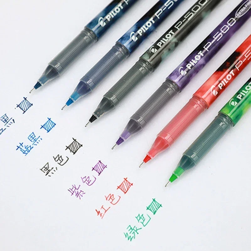 Japan Pilot Gel Pen BL-P500 Naaldpunt Sneldrogend 0.5Mm Schoolbenodigdheden Kantooraccessoires Pennen Voor Het Schrijven Van Kawaii Stationair