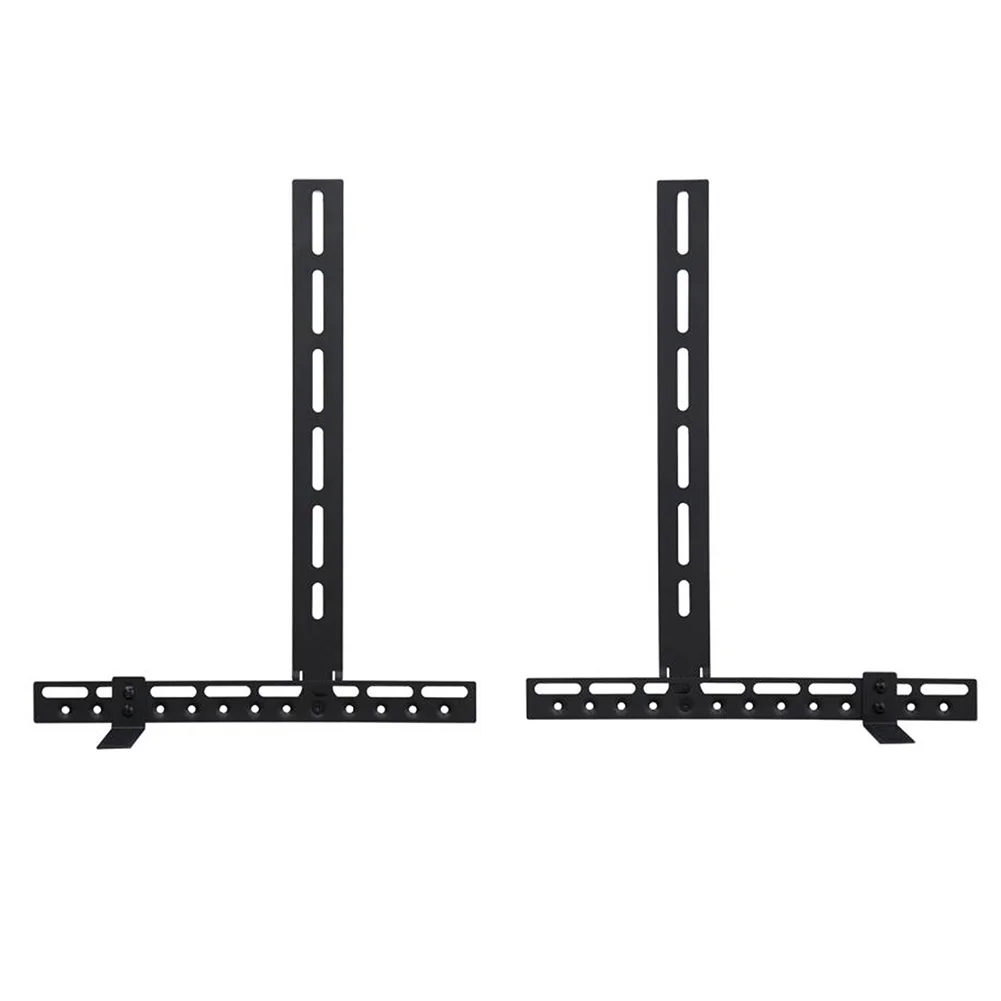 Metal Sound Bar Mount Bracket Fits Most Sound Bars Speaker Up to 22 lbs