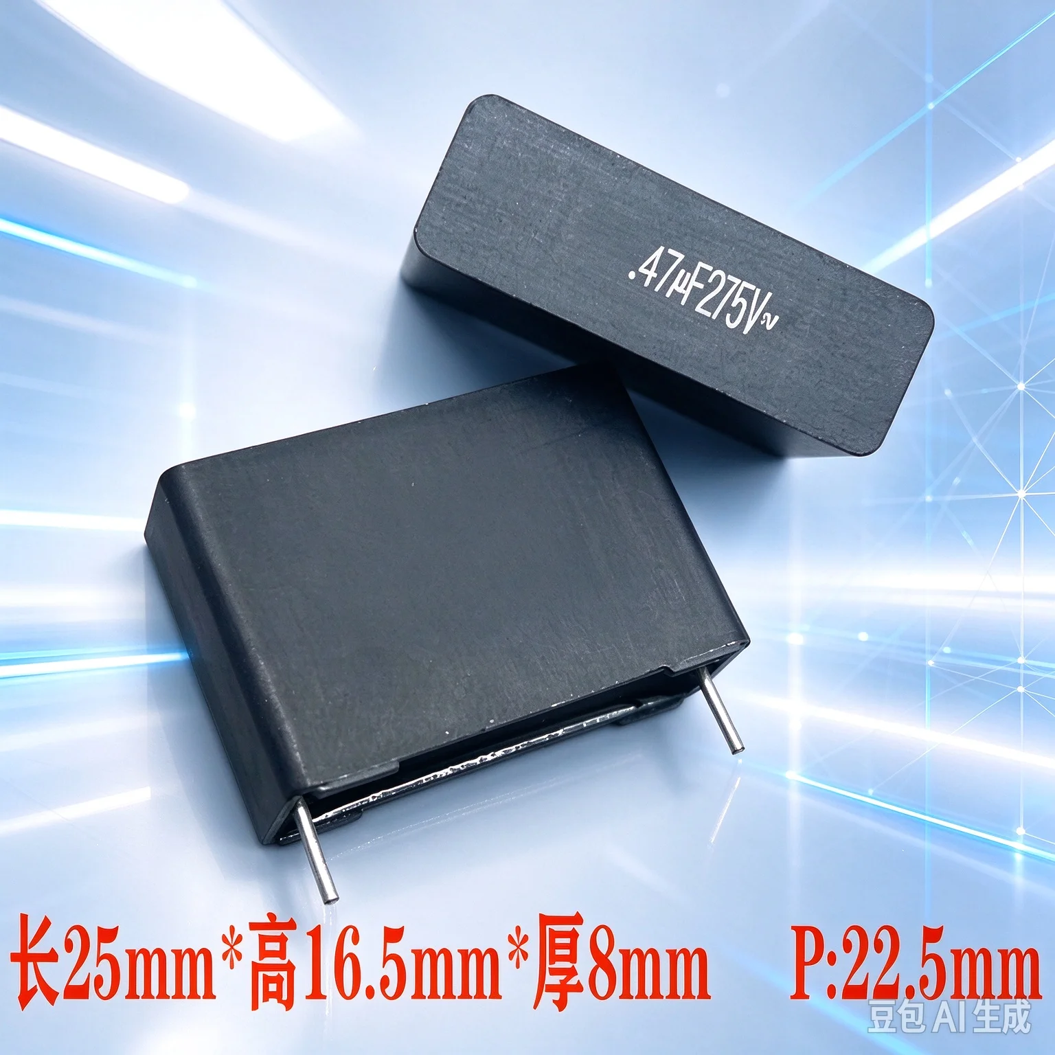 Genuine for Panasonic ECQU MKP 474 470nf 0.47uf 275v X2 for Safety Film Capacitor