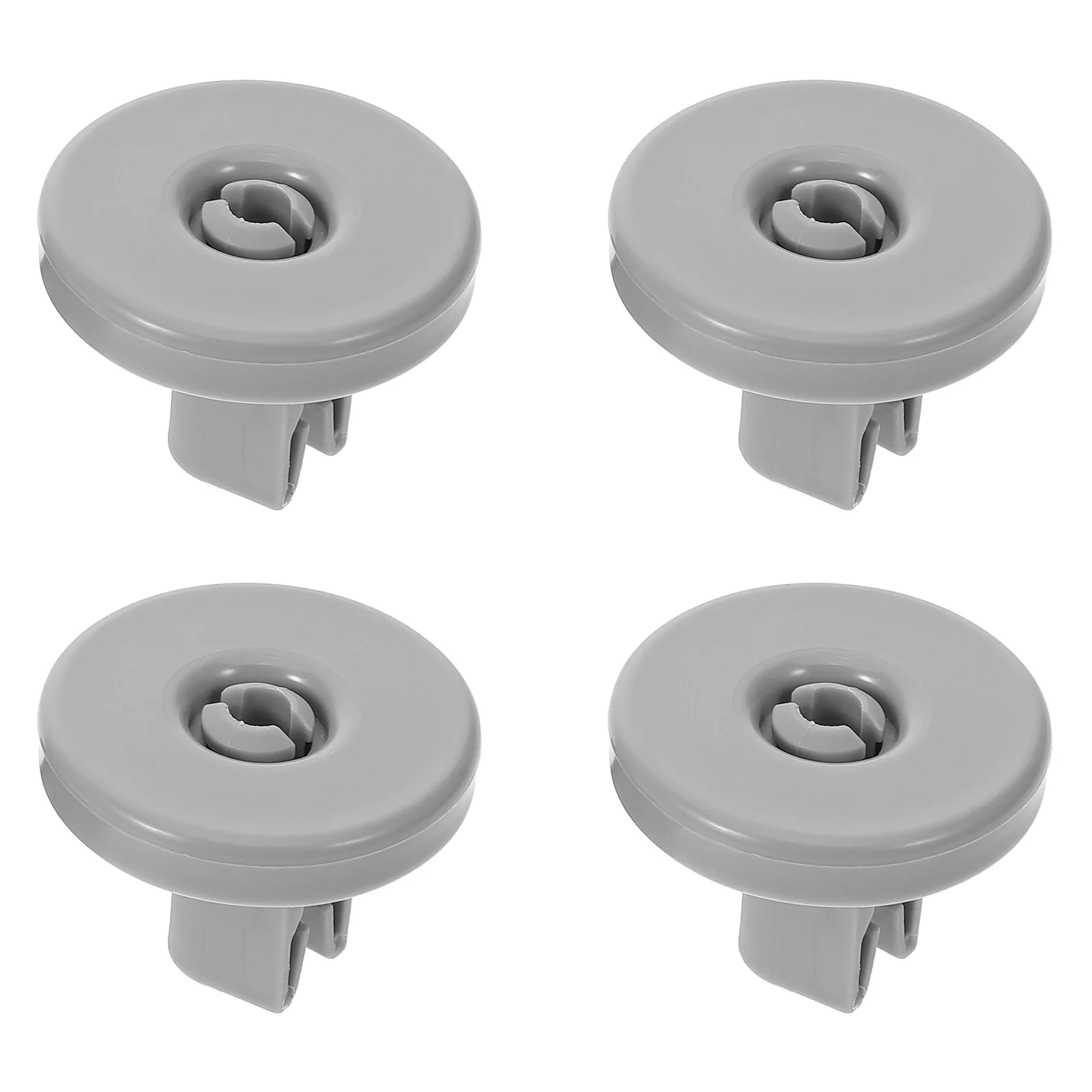 4 Pcs Dishwasher Wheels Lower Rack Parts Electrical Appliance Pulley Plastic Accessory