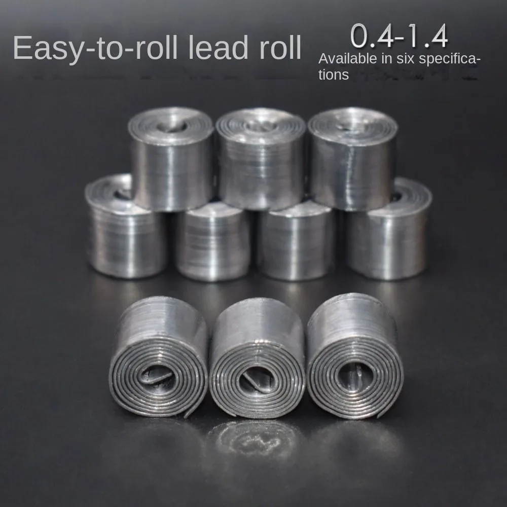 Uniform Thickness Lead Sheet Strip Fishing Supplies Fishing Accessories Lead Sinker Drop Shot Weights Fishing Tackle Tin Roll