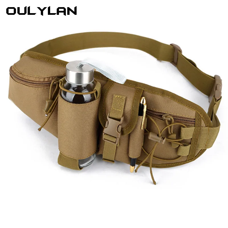 Outdoor Camping Tactical Waist Bag Men\'s Multi-purpose Sports Waterproof Waistpack Military Camouflage Hunting Hiking Pack