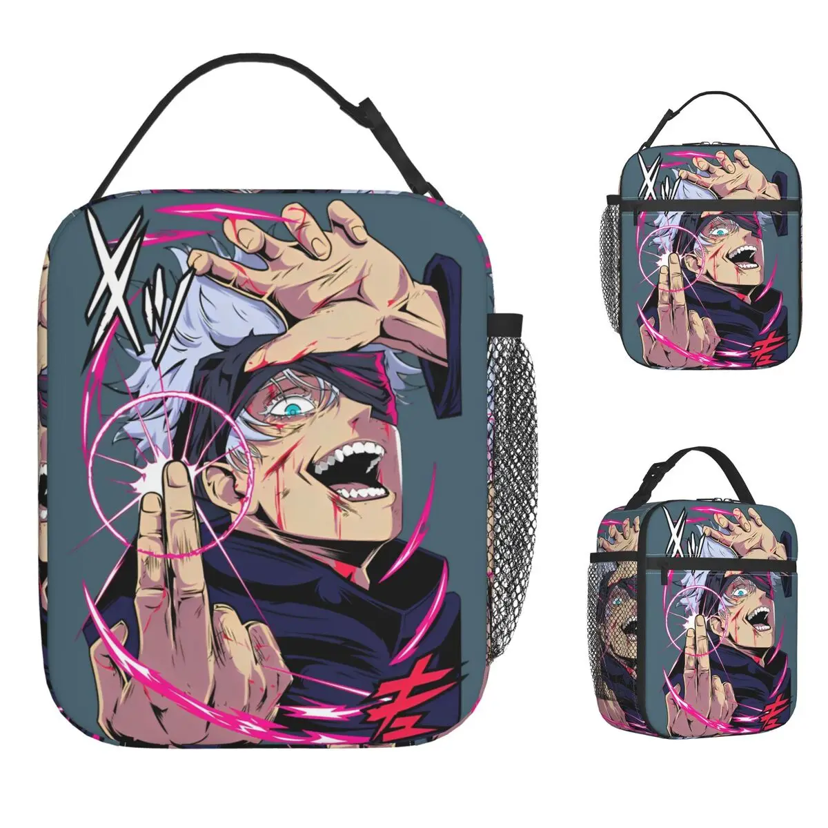 jujutsu-kaisen-japones-manga-almoco-saco-gojo-satoru-lancheira-crianca-ao-ar-livre-piquenique-saco-termico-a-prova-dwaterproof-agua-bolsas