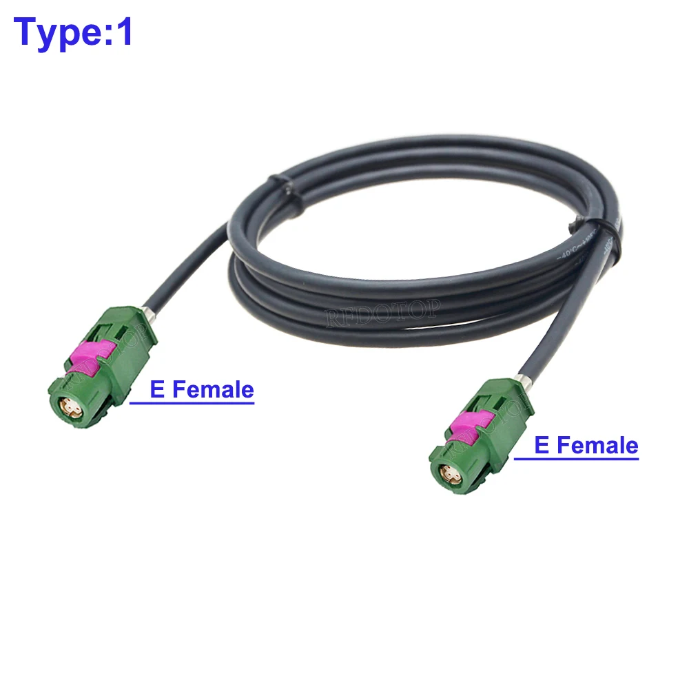 4Pin HSD Code E to K Connector 4-Core Car LVDS Video Line Cable Fit for Mercedes-Benz Audi Navigation GPS Audio Cable Wire