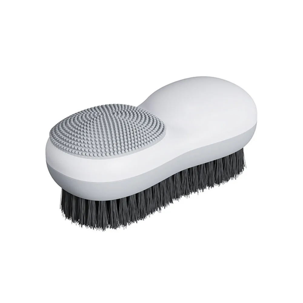 Blue Heavy Duty Nail Brush for Cleaning Fingernails Two Sided Fingernail Scrub Brush Scrubber Stiff Bristles Mechanical Brush