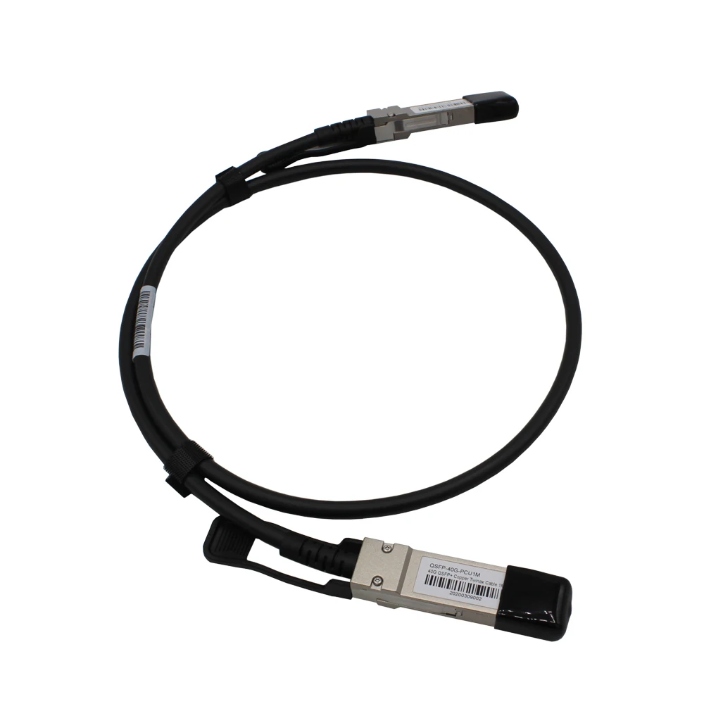Fiber Optic Cable 40G QSFP Direct Attach Copper Passive Cable Used for 4G Network WiFi, Custom Lengths Available