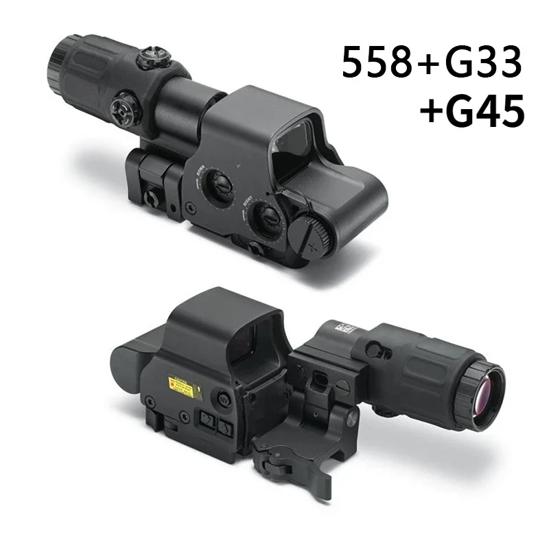 

Hunting 551 552 553 558 red and green dot holographic sight hunting reflection sight rifle sight 20mm mounted air gun.