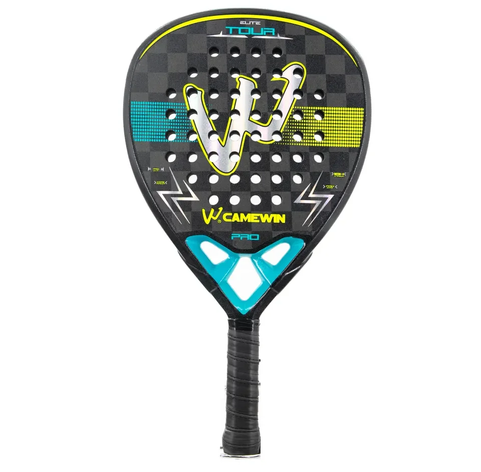 

Hot Sell Ready To Ship 18k Carbon Teardrop Carbon Paddle Memory Eva Foam Padel Tennis Racket De Padel