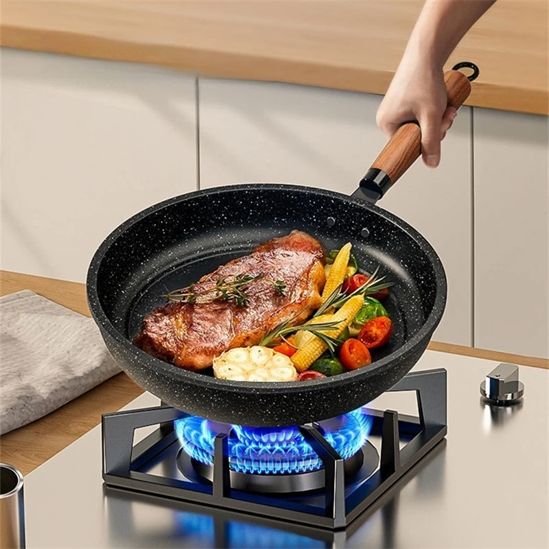 26-32cm Nonstick Pancake Frying Pan Durable Saucepan Kitchen Omelette Steak Skillet Cooking Pots Household Cookware Kitchenware