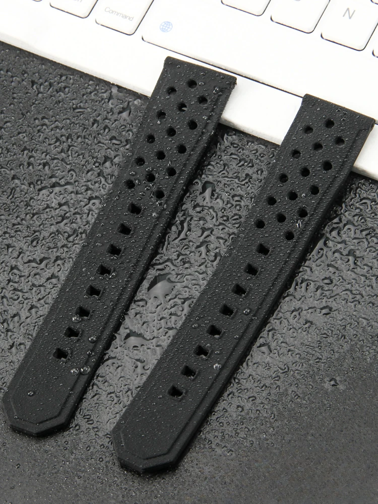 For Tag Heuer Watch Strap Replace Original Men F1 Sports Waterproof Outdoor Series Watch Accessories Silicone Rubber Watchband