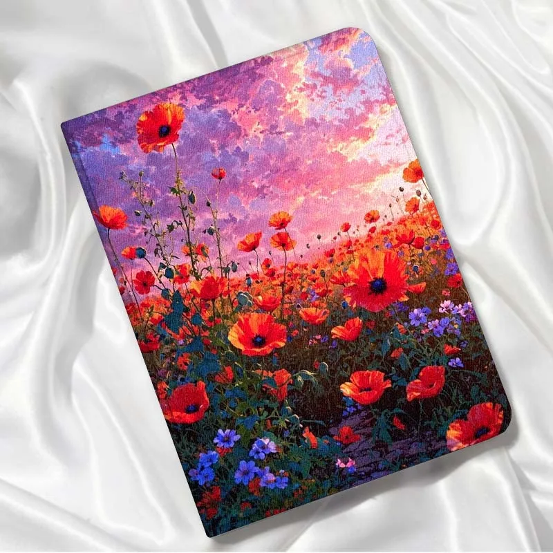 

Goldfish Flower Tablet Case For Xiaomi Redmi Mi Pad 4 5 6 6s 7 7s SE Pro 2 11 Plus Max 12.4 11.2 12.5 8.7 inch