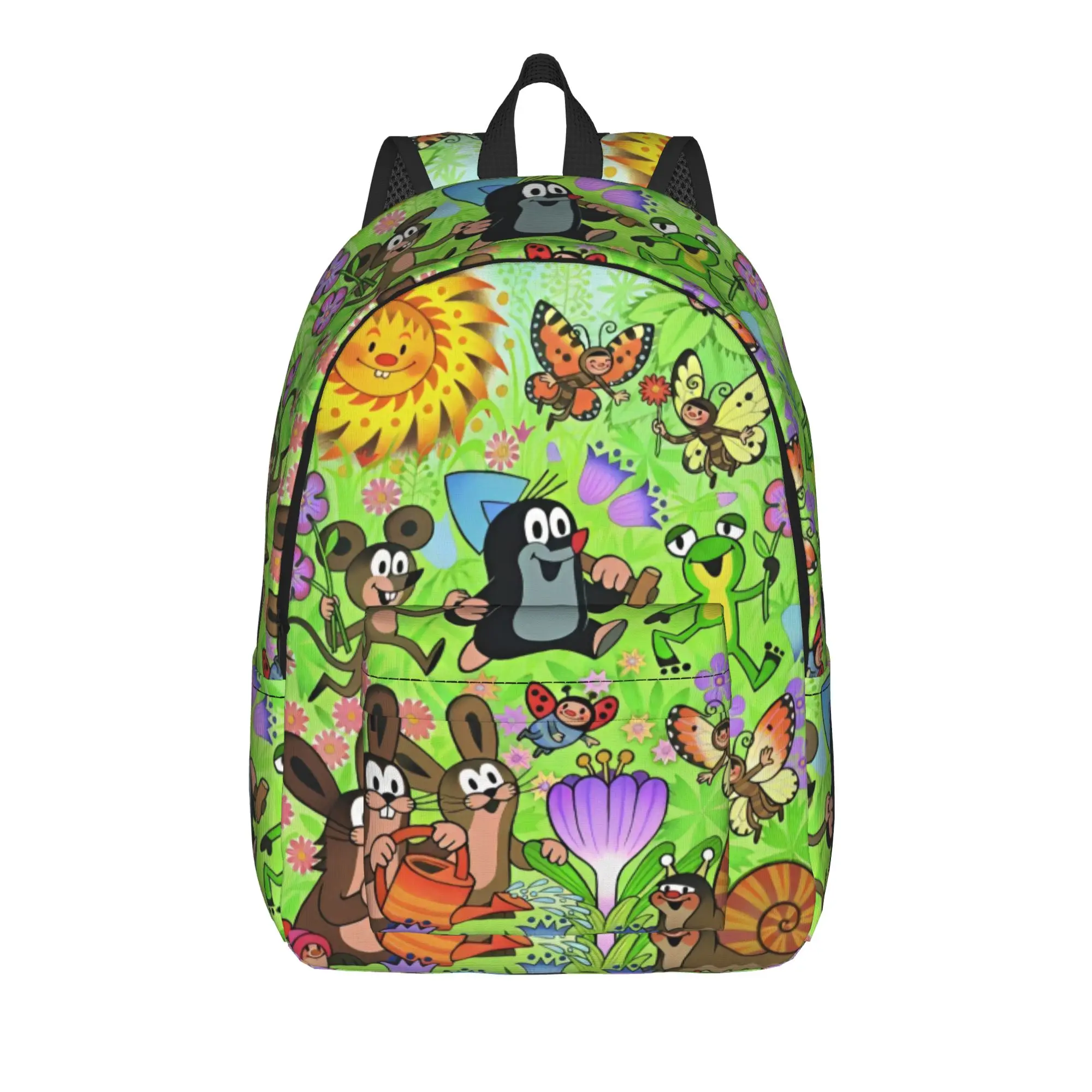 The Little Mole   Backpack  Funny Backpacks Male Travel Soft School Bags Custom Rucksack