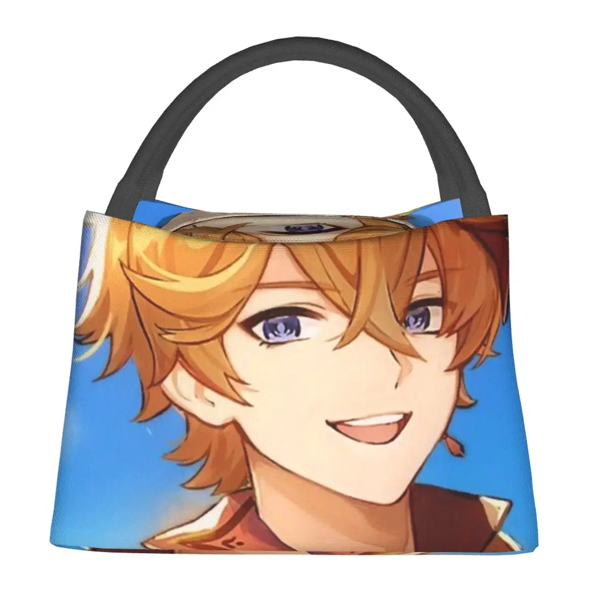 

Childe - Genshin Impact Lunch Bags Insulated Bento Box Waterproof Lunch Tote Picnic Bags Thermal Bag for Woman Kids Office