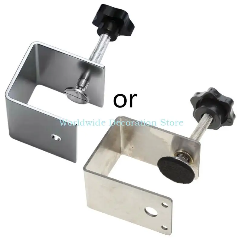 

Q39B Flexible Installation Clamps Heavy Duty Stainless Steel Drill Hole Guide Design Aluminum Support Clamp Universal C Clamp