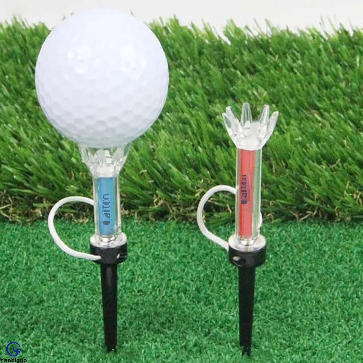 Golf Tees,5pcs Unbreakable Plastic Magnetic Magnetic Plastic Golf Tee Set - 360degree Bounce & Two Sizes for Training  Accessory