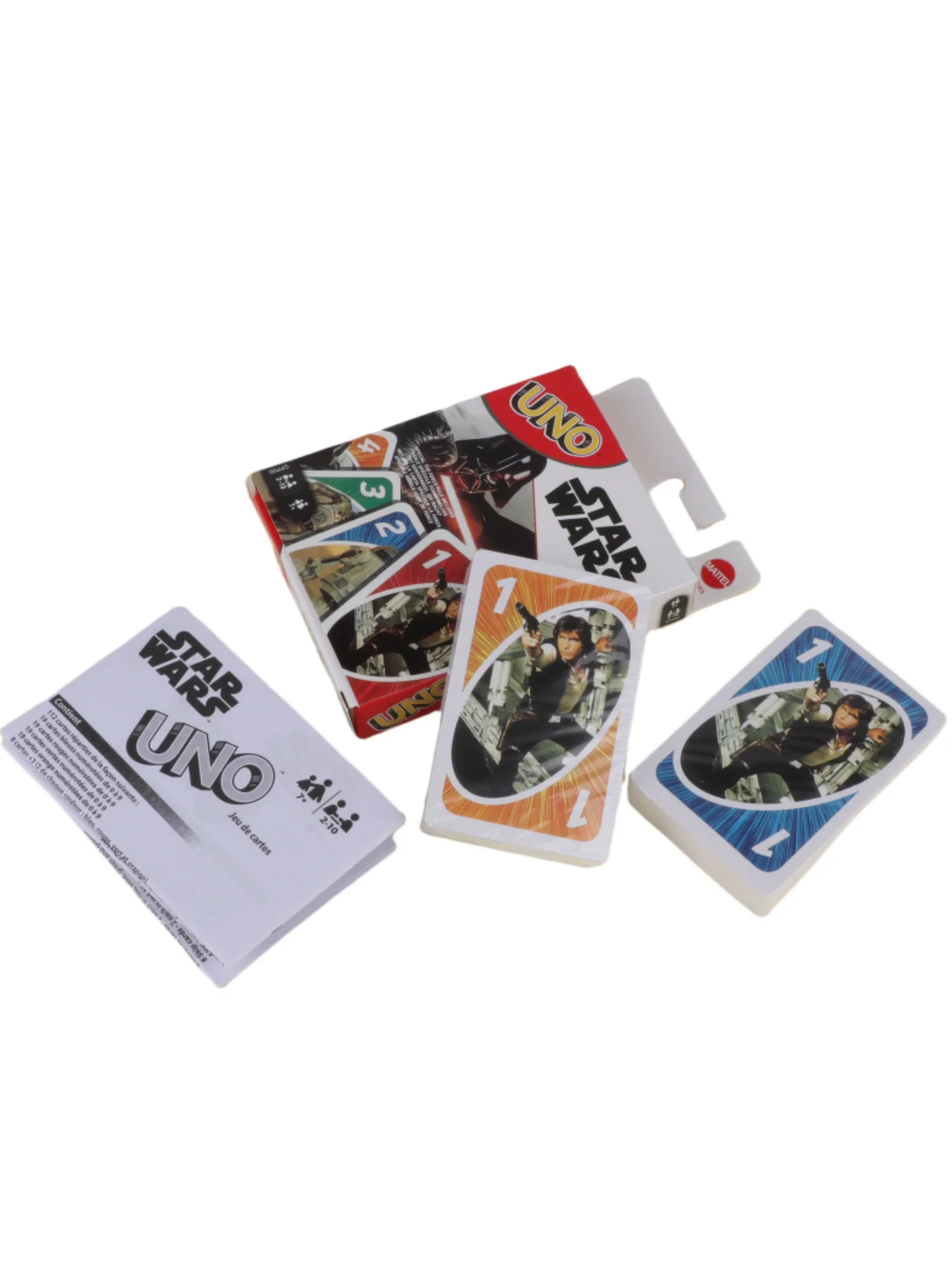 Mattel Games UNO STAR WARS Card Game for Family Night Featuring Tv Show Themed Graphics and a Special Rule for 2-10 Players