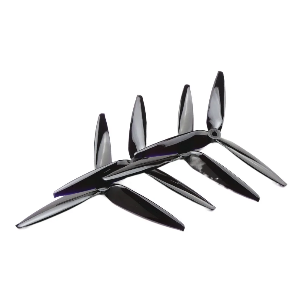 4pcs 7040 PC Propeller 3-Blade 7X4X3 CW CWW RC Drone Parts Long Range Black Purple Red for FPV Freestyle Drone