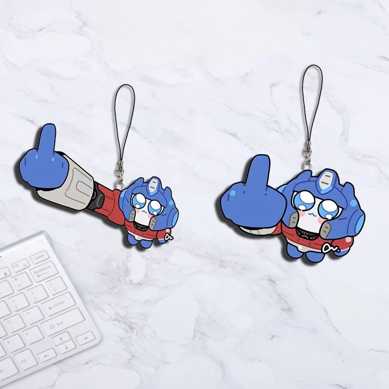 

Saikuronasu Phone Chain Transformers Anime Peripherals Cute Q-version Cartoon Pencil Case Pendant Mobile Phone Decorations
