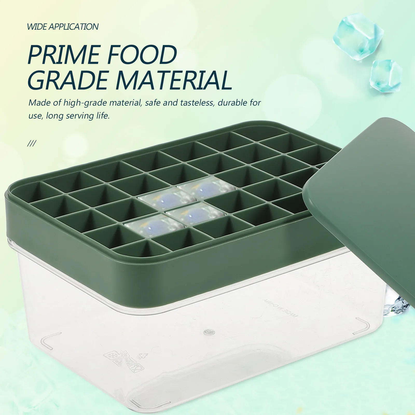 1Set Cost Effective Silicone Ice Balls Mold Non Deform Quick Demould Ice Maker Tray for Christmas Birthday Holiday Gift
