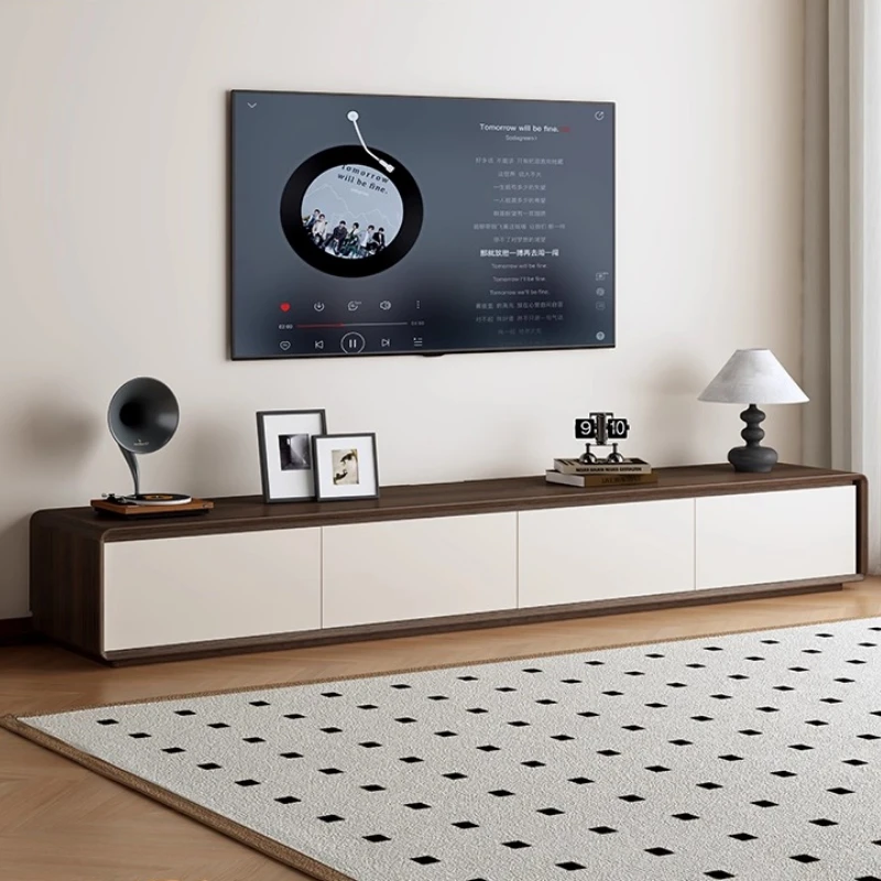 

Floating Wood Entertainment Center TV Modern Electric Fireplace Console Stand Cabinet Muebles De Salon Living Room Furniture