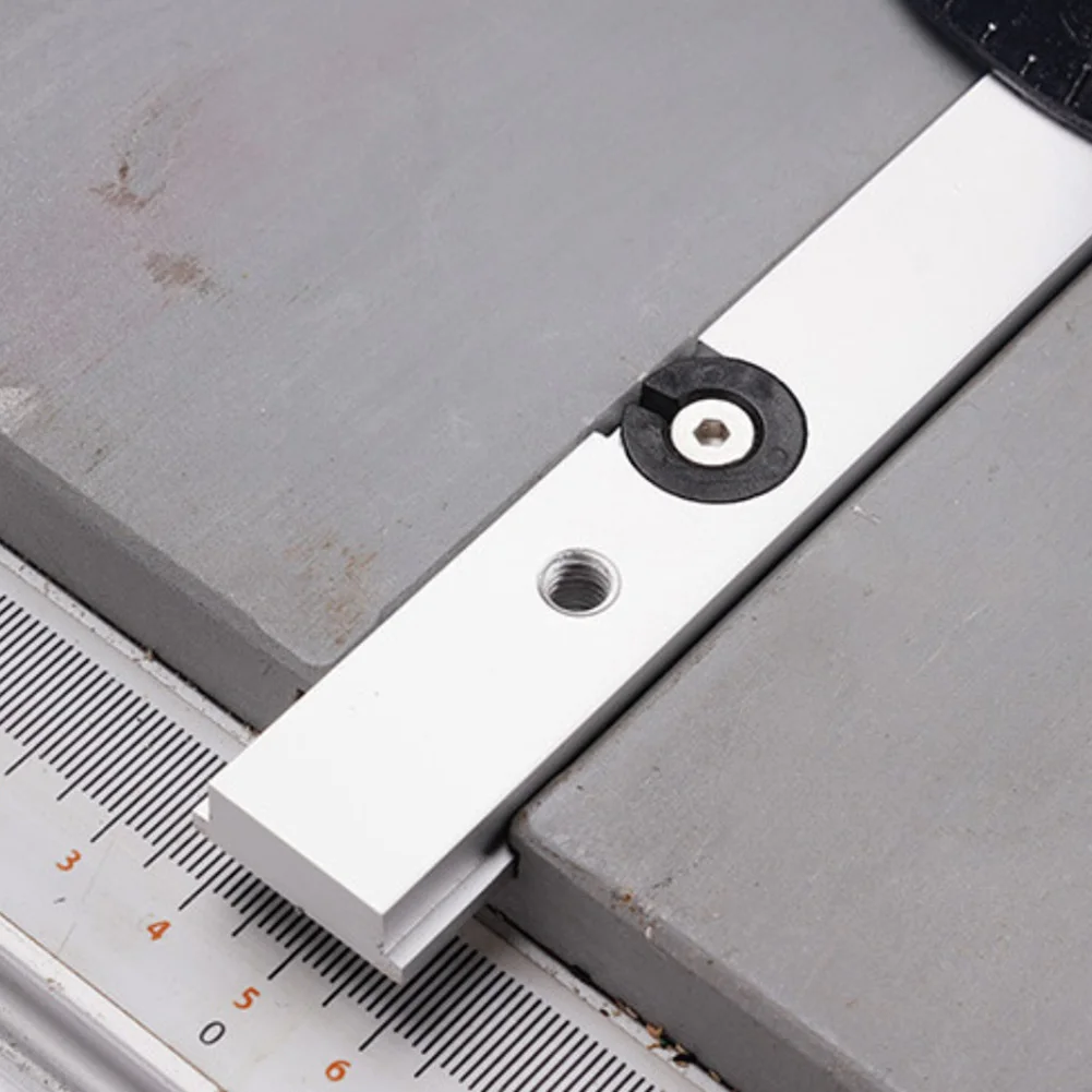 Aluminum Alloy Guide Miter Bar Slider Easy Installation Adjustable With Screws Reduces Lateral Play For T-guide Rails