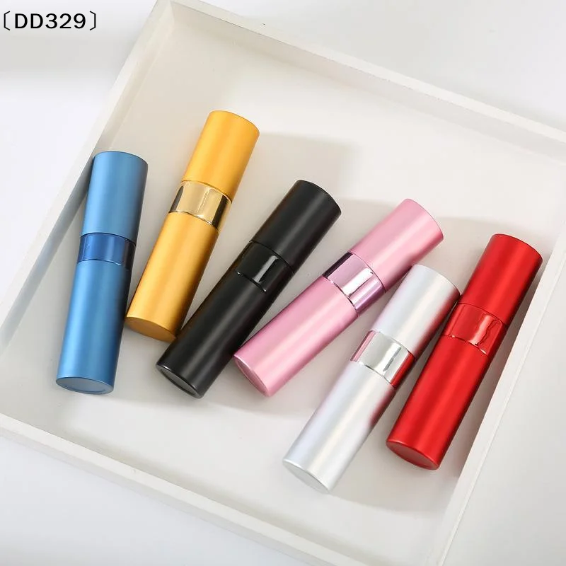 8ML Rotatable Refillable Perfume Atomizer Aluminum Alloy Shell Leak Proof For Travel Outdoor And Daily Carry〔DD329〕