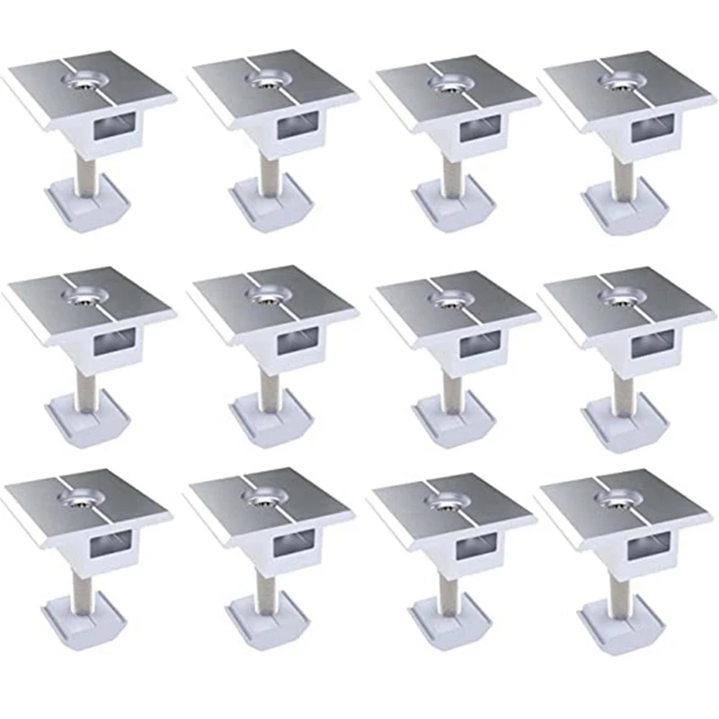 

12Piece Photovoltaic Support Aluminum Alloy 40Mm For Connecting And Fixing Solar Panels