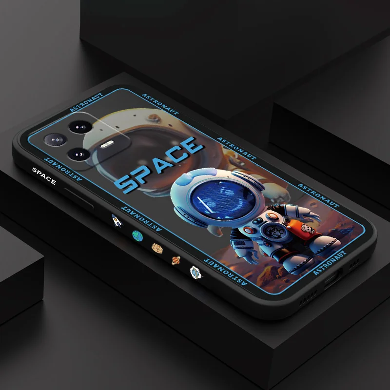 

Patrol Astronauts Phone Case For Xiaomi Mi 13 12 12T 12S 11 11T Ultra 10 10T 9 9T 9SE 8 Pro Lite 5G Liquid Silicone Cover