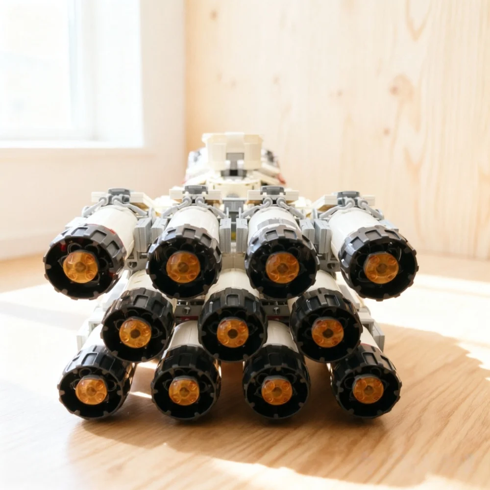 Hot Sale Space Battle Galaxy Ship Building Blocks 1768pcs 6 Figures Model Assembly Bricks Adult Gift Toy - view 6