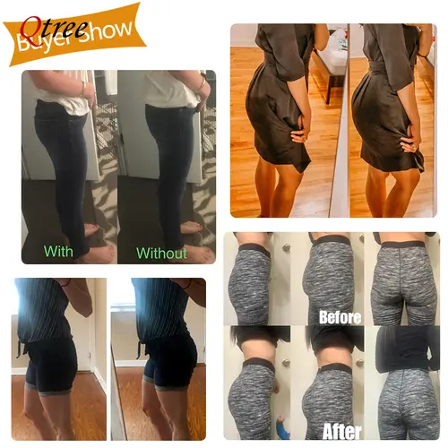 Qtree Butt Lifter Slimming Panties Women Body Shaper Booty Buttock Enhancer Shorts Panty Tummy Control Waist Trainer Shapewear - Image 3