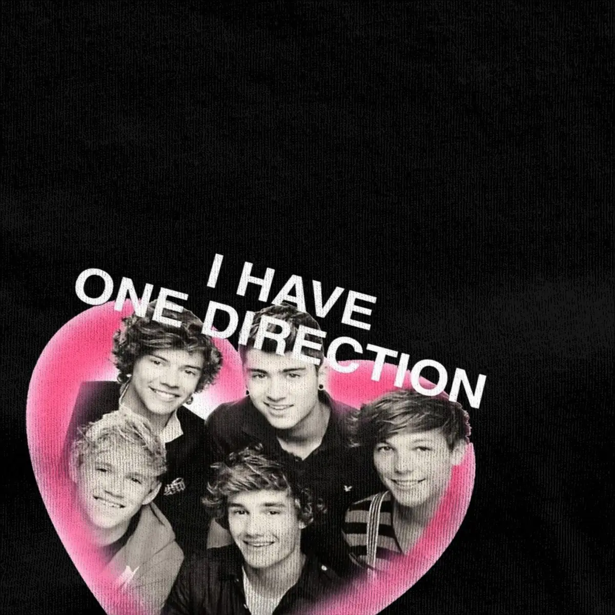 I Have A One Infection Directions Music Pop Band T-Shirt Leisure T-Shirts Short Sleeve Pure Cotton O Neck Plus Size 5XL Tees